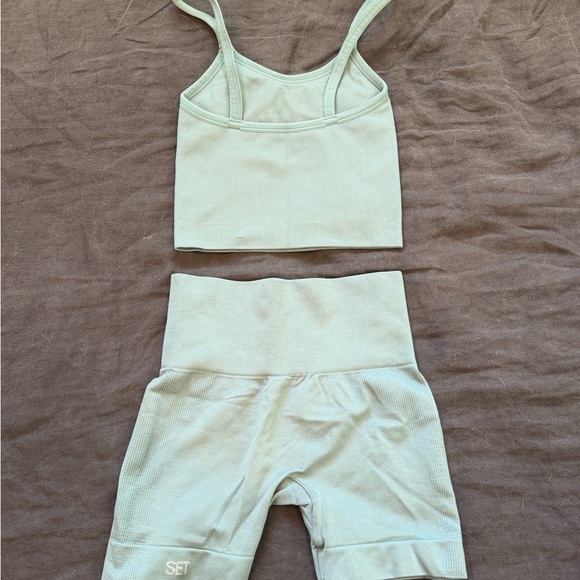 SET Active blue/grey Ribbed Set - Picture 2 of 2